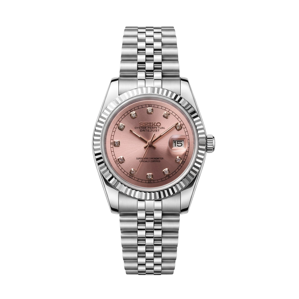 Seiko Mod Datejust Diamant