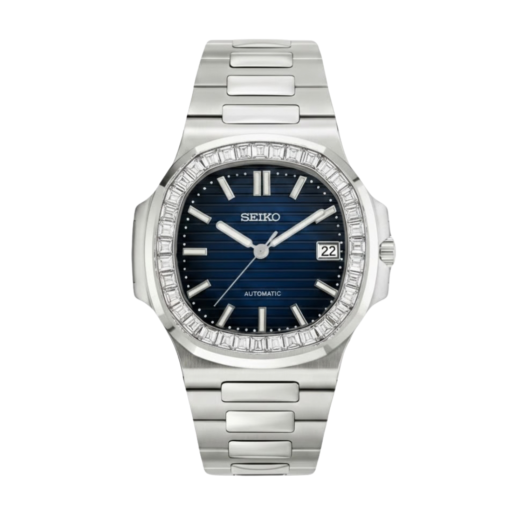 Seiko Mod Nautilus Diamants