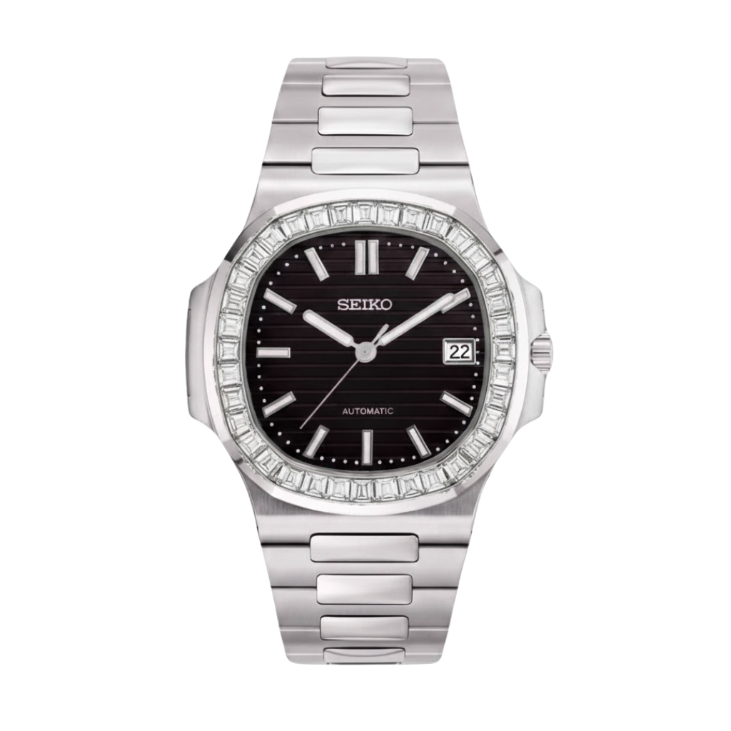 Seiko Mod Nautilus Diamants