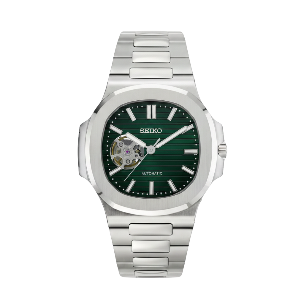 Seiko Mod Nautilus Coeur Ouvert