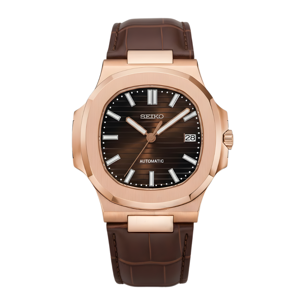 Seiko Mod Nautilus Cuir