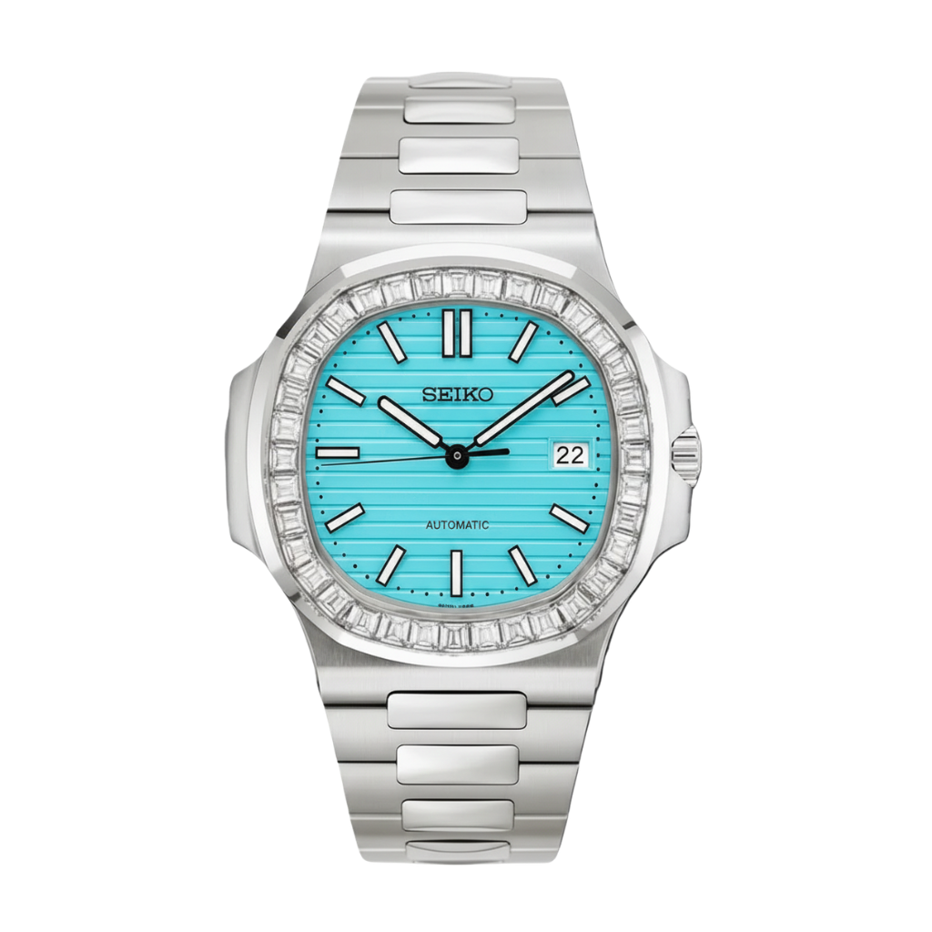 Seiko Mod Nautilus Diamants