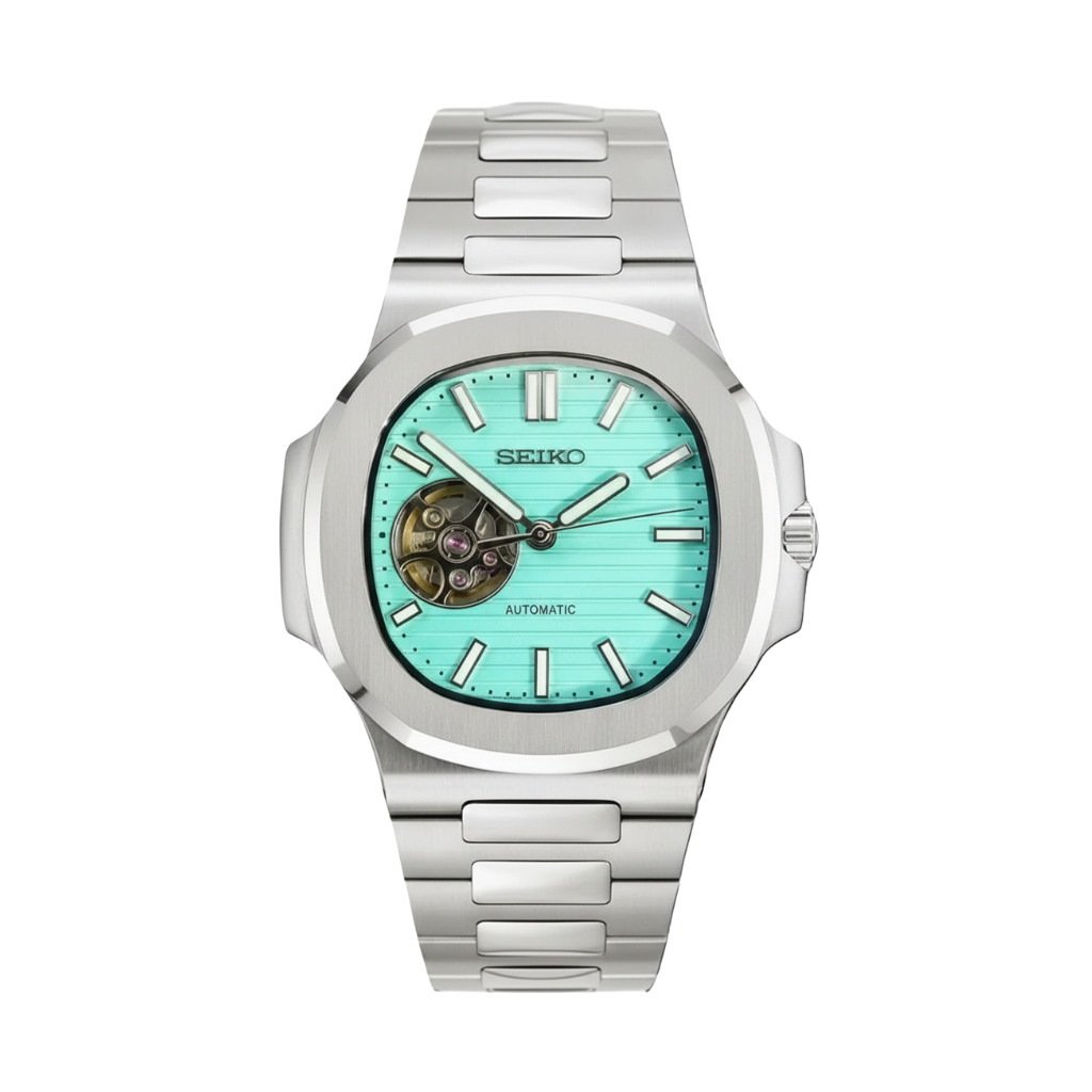 Seiko Mod Nautilus Coeur Ouvert