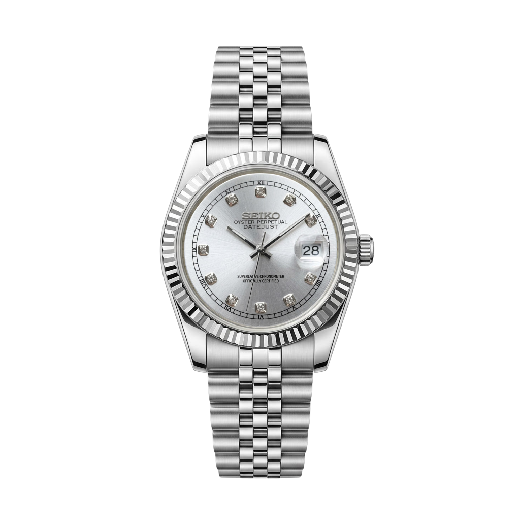 Seiko Mod Datejust Diamant
