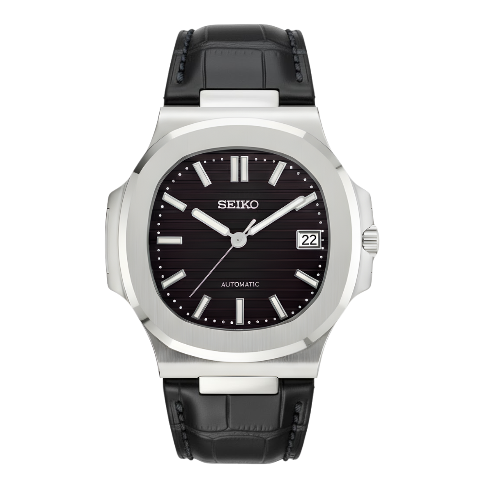 Seiko Mod Nautilus Cuir