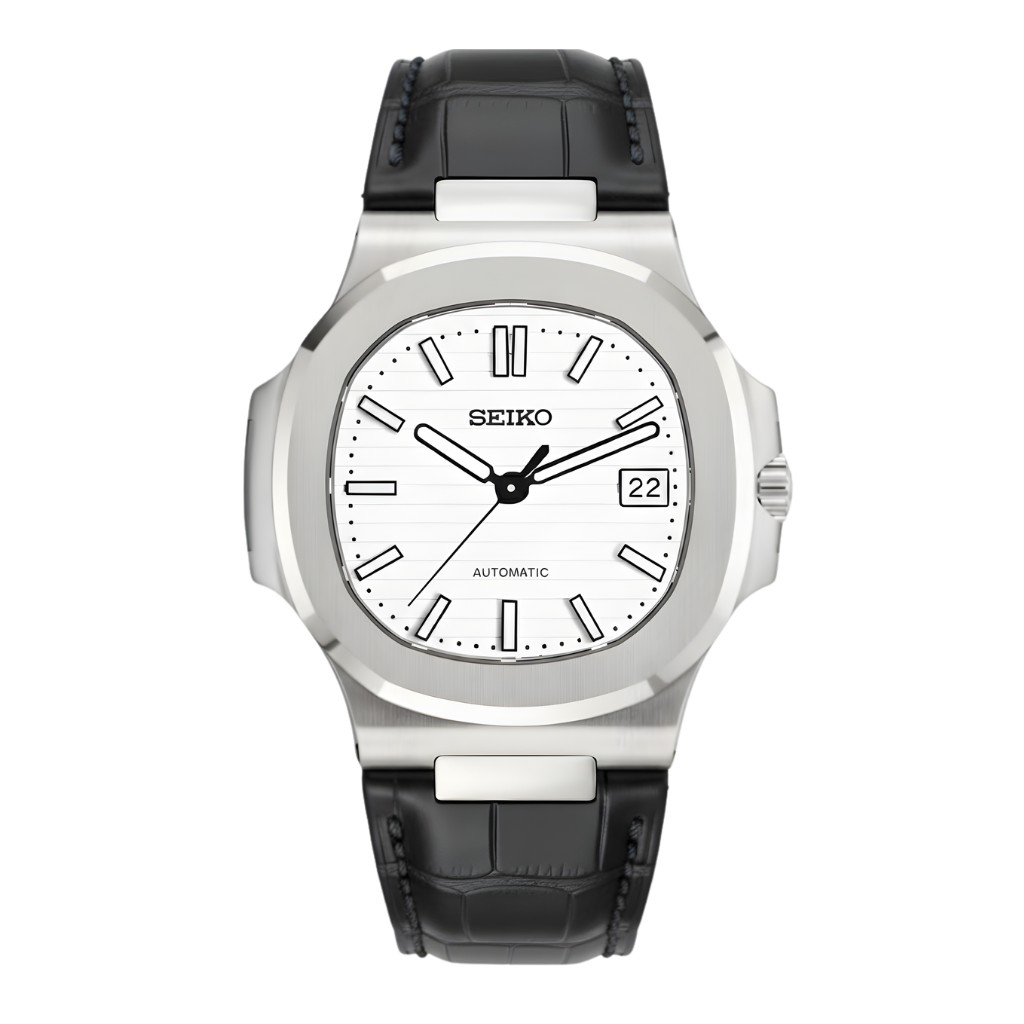 Seiko Mod Nautilus Cuir