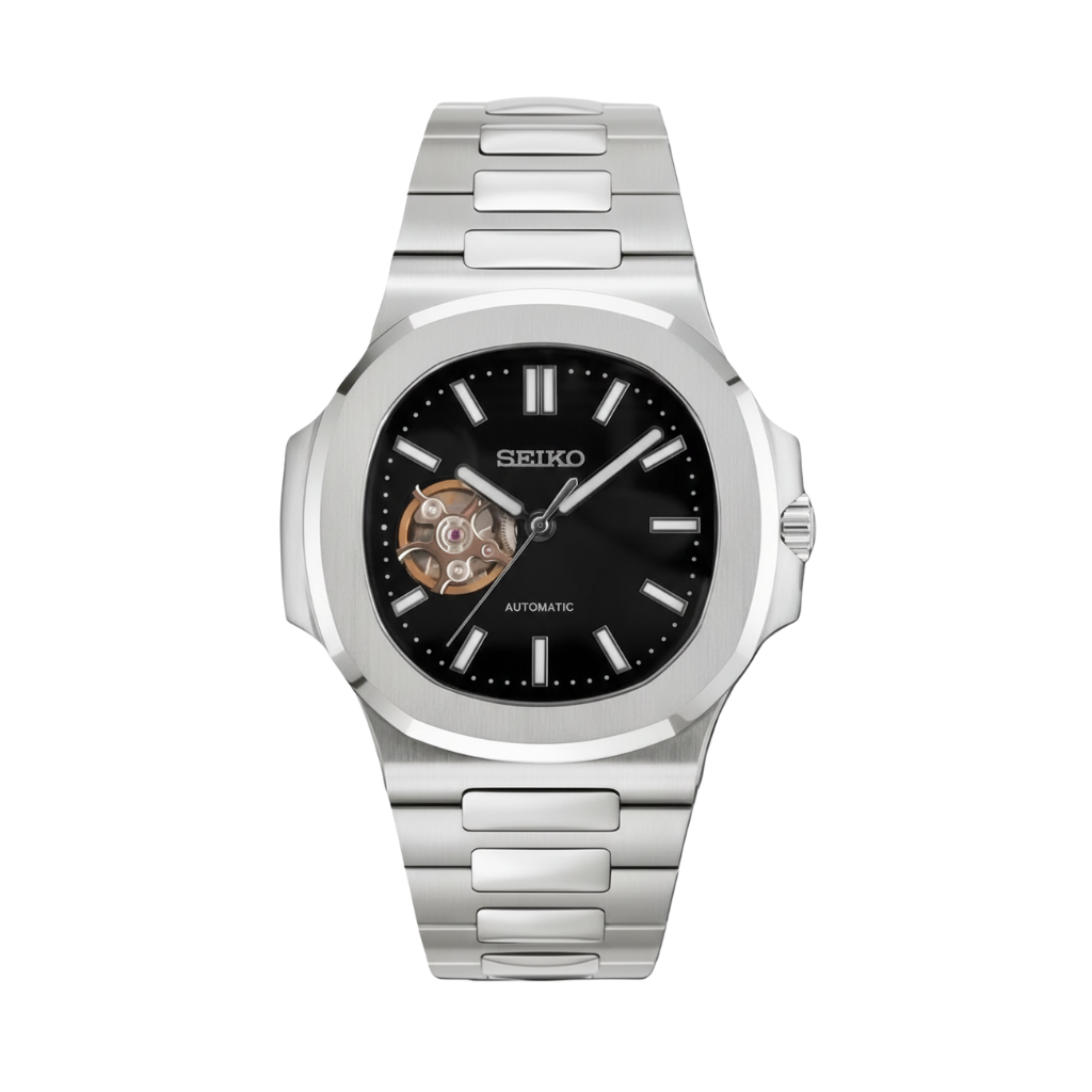 Seiko Mod Nautilus Coeur Ouvert