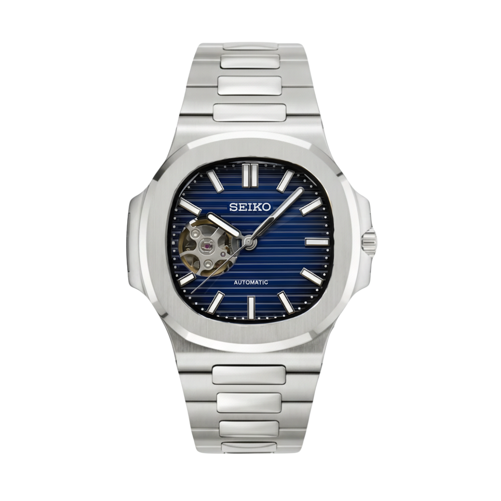 Seiko Mod Nautilus Coeur Ouvert