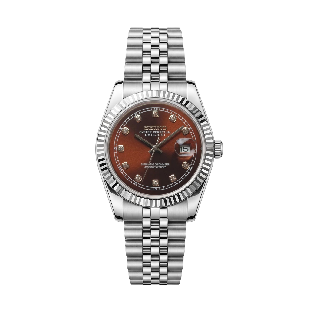 Seiko Mod Datejust Diamant