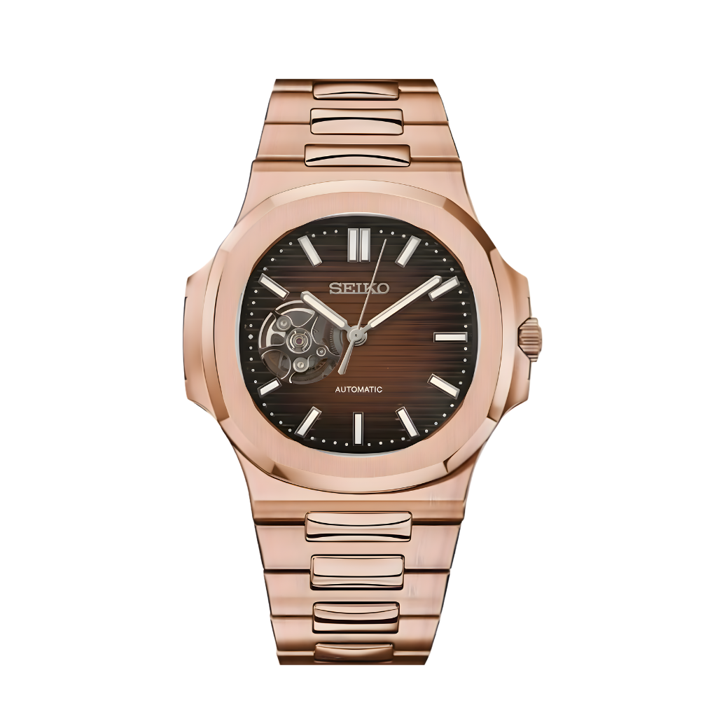 Seiko Mod Nautilus Coeur Ouvert