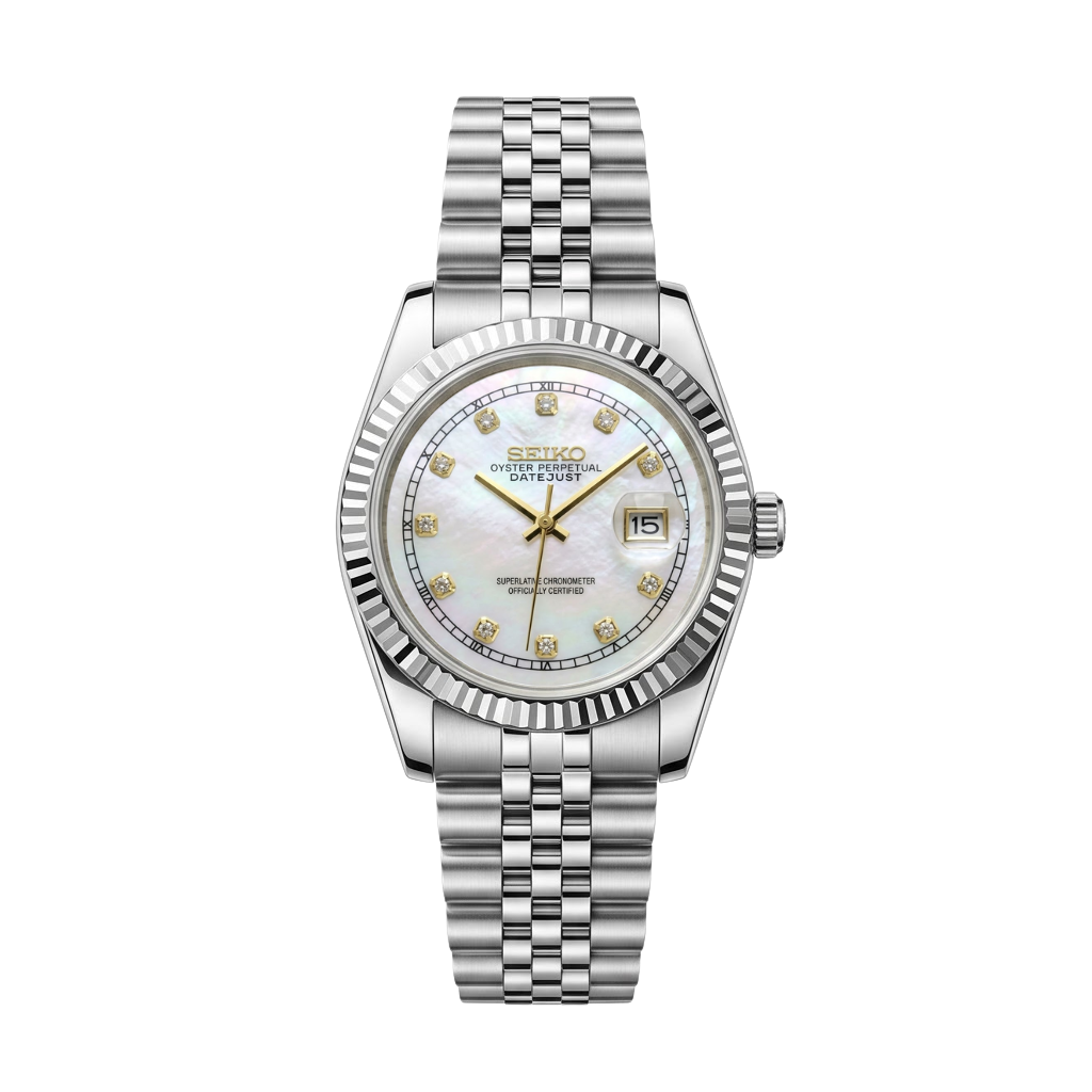 Seiko Mod Datejust Diamant