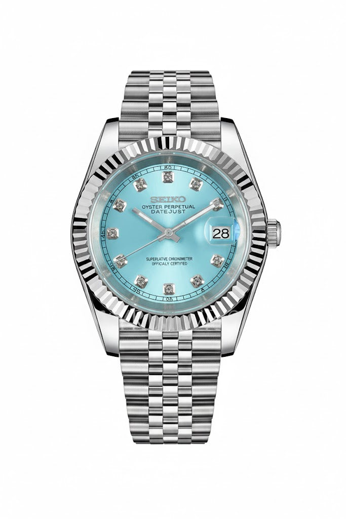 Seiko Mod Datejust Diamant
