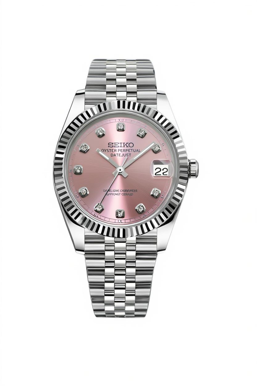 Seiko Mod Datejust Diamant