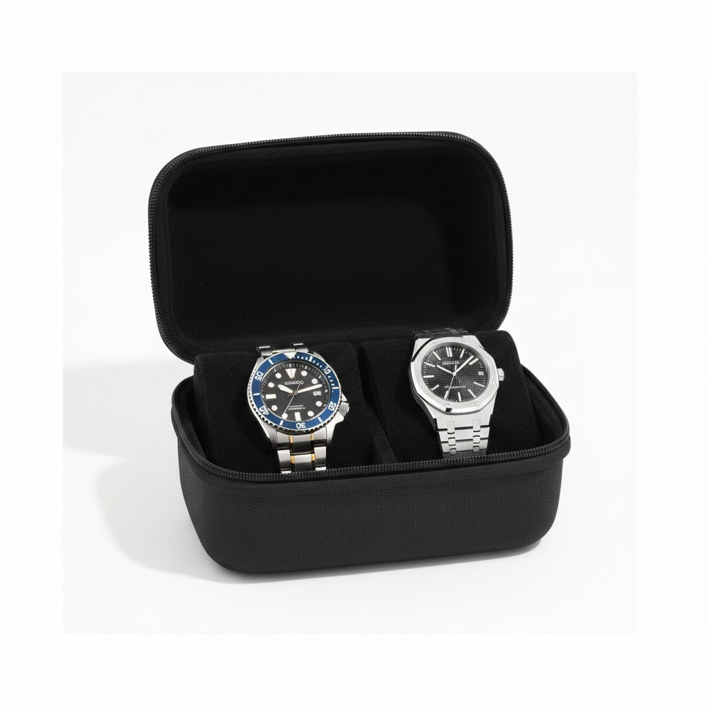 Boîtes Synthétique Double Noir